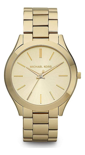 Michael Kors Reloj Dorado Para Mujer Runway Mk3179