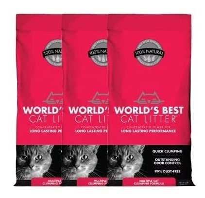 Worlds Best Cat Litter Multiple Cat Clumping Formula (8 Lbs)
