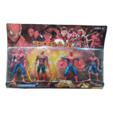 Muñecos Articulados Spiderman Set X 4 Figuras 15 Cm 