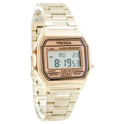 Reloj Tressa Gin Digital Vintage Resistencia 30m