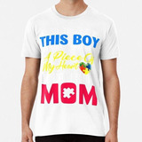 Remera Conciencia Del Autismo Mujer Mamá Superhéroe Autista 