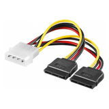Cable Molex A Sata Power 3cm Adaptador Disco Rigido Lectora