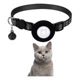 Collar Para Gato Reflejante Para Airtag De Mascotas Campana