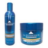 Shampoo La Puissance Matizador Blue+ Mascara Matizadora Azul