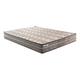 Colchão Casal Espuma D45  Pasquale Plus Pillow Cinza(128x25