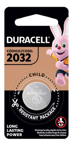  Pack De 10 Pilas De Botón De Litio Duracell Cr2032 De 3v