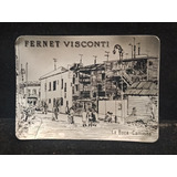 Antiguo Cenicero, Platito Con Publicidad De Fernet Visconti