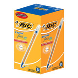 Lápiz Pasta Bic Punta Fina Caja 50 Unidades Variedades