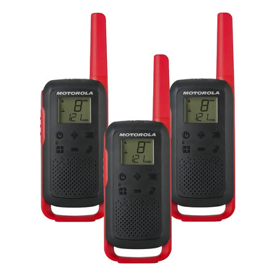 Walkie-talkie Motorola Talkabout T210 de 3 radios y frecuencia GMRS\u002FFRS - negro | Envío gratis