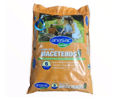 Tirra Para Maceteros 6 Litros - Anasac  