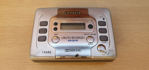 Personal Stereo Aiwa Radio Am Y Fm Casetera Cambio De Correa