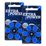 12 Pilhas 675 Extra Power Bateria Pr44 Aparelho Auditivo