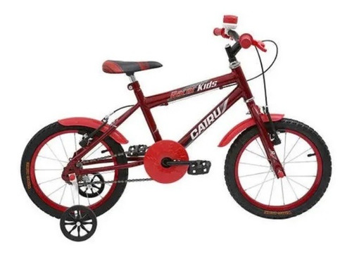 Bicicleta Aro 16 Infantil Passeio Cairu Racer Kids Vermelho