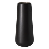 Jarrn De Cermica Negro Mate De 11 Pulgadas Para Decoracin De