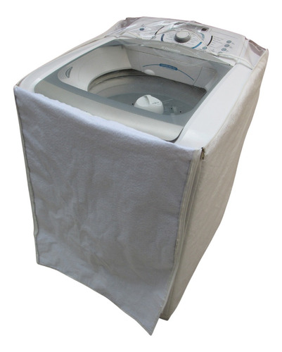 Capa Máquina Lavar Electrolux 11 A 17 Kg Ziper - Branca