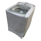 Capa Máquina Lavar Electrolux 11 A 17 Kg Ziper - Branca