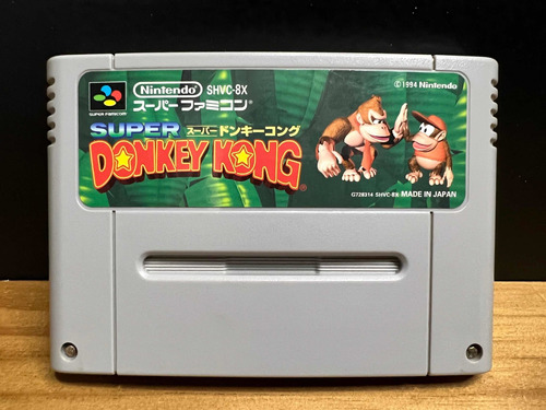 Super Donkey Kong Super Famicom Original Nintendo Sfc Snes