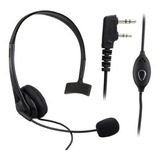 Auriculares De Diadema Para Radios Baofeng O Kenwood 