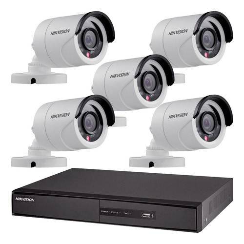 Kit Seguridad Hikvision  8 + 5 Camaras 1080p 2mp Vigilancia 