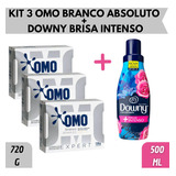 Kit Amaciante Downy Concentrado + Sabão Em Pó Omo Roupas 