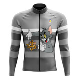 Jerseys Ciclismo Ruta Mtb Manga Larga Tomy And Jerry