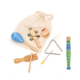 Pack Musical Infantil De Madera Instrumentos Didácticos Nene