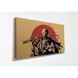 Cuadro Decorativo Roronoa Zoro Arte Japones One Piece 40x60