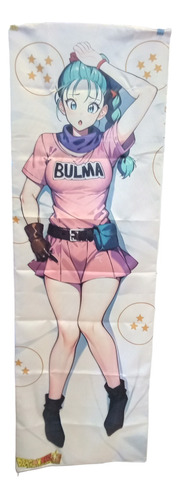 Almohada Dakimakura Bulma Doble Vista Dragon Ball Z