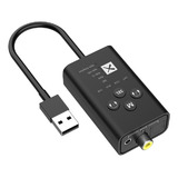 Adaptador De Audio Con Bluetooth 5.2 Usb 3.5mm Aux Rca 