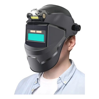 Casco De Soldadura Con Atenuación Automática Y Energía Solar
