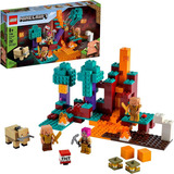 Set De Construcción Lego Minecraft The Warped Forest 287 Piezas  En  Caja