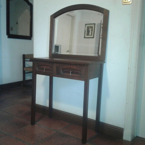 Mueble Tocador /  Recibidor  Con Espejo Biselado. Leer