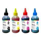 Set Tintas 100ml. Dye Recarga 4 Colores Para Brothe