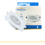 10 Spot Super Led Quadrado Embutir 8w Branco Neutro 4100k