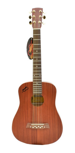 Guitarra Acústica Gracia Travel Caoba 88 Cm Largo