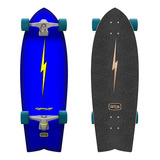 Skate Simulador De Surf Surfeeling Lightning Bolt Blue