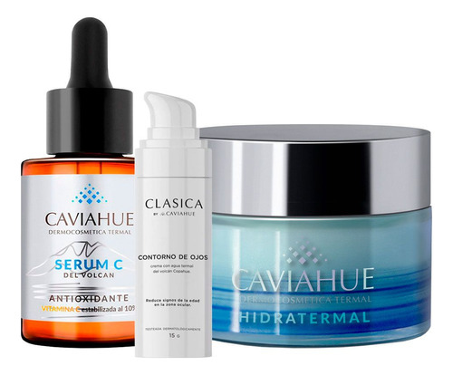 Caviahue Kit Facial Hidratermal Hidratante Anti Arrugas