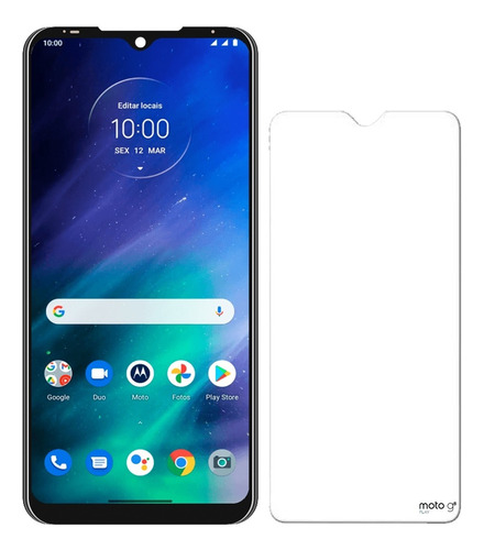 Tela Display Lcd Frontal Compatível Moto G8 Play + Película