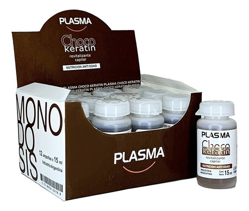 Ampolla Choco Keratin Plasma 15ml X12u Caja