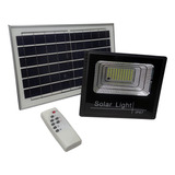 Reflector Solar Led 60w C/ Panel Solar Y Control Remoto Ip65