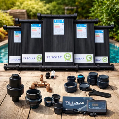 Kit Aquecedor Solar P/ Piscina Spa Jacuzzi 6.000l Completo