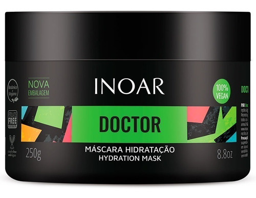 Máscara Hidratação H Doctor Vegan Inoar 250g