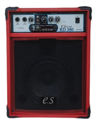 Caixa De Som Amplificada Violão Guitarra Mic Bluet 8''/50w