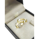 Aliança De Casamento Quadrada Semi Anatômica Ouro 18k