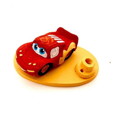 Cars Rayo Mcqueen Vela Pastel Decoración Cars Mc Queen