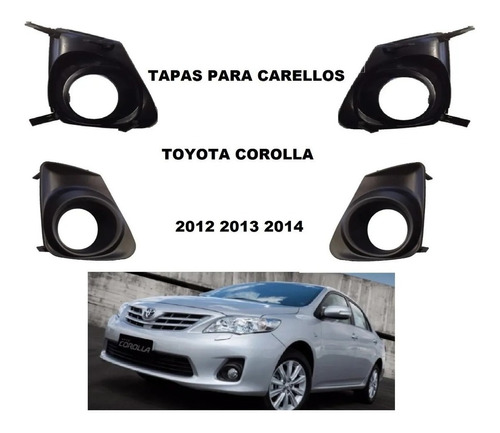 Tapa Carello Faro Neblina Toyota Corolla Gli 2012 2013 2014  Foto 2