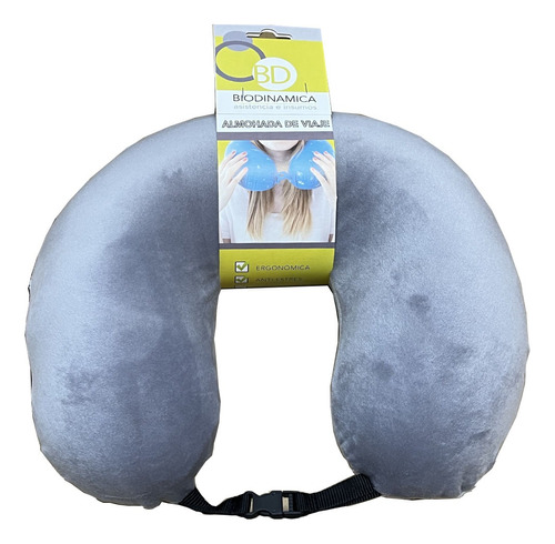 Almohada Viscoelastica  Inteligente De Cuello Con Memoria Bd