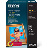 Epson Photo Paper Glossy - Borderless - (100 Sheets) 