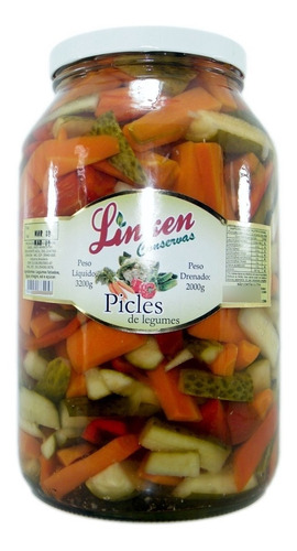 Picles De Legumes Em Conserva 2000g