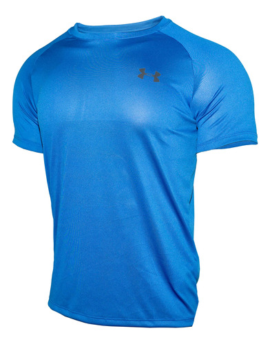 Remera Underarmour Tech 2.0 Celeste Hombre